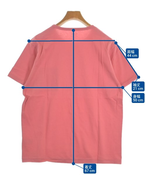 Deluxe（デラックス）Tシャツ・カットソー ピンク サイズ:L メンズ/2200617488149