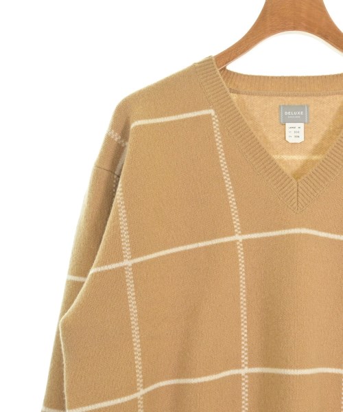 Deluxe（デラックス）ニット・セーター ベージュ サイズ:L メンズ/2200617488170