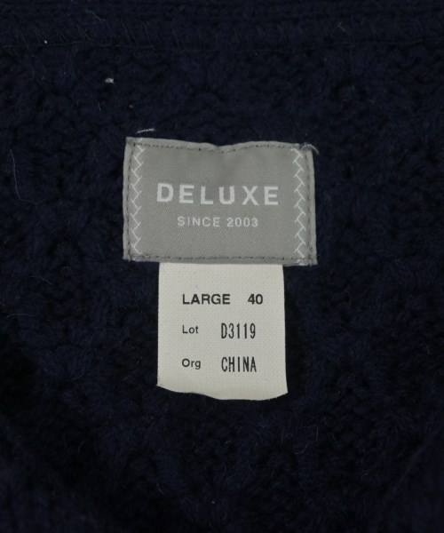 Deluxe（デラックス）カーディガン 紺 サイズ:L メンズ/2200617488354