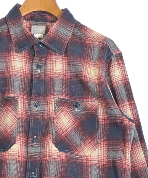 Deluxe（デラックス）カジュアルシャツ 赤 サイズ:M メンズ/2200619072049