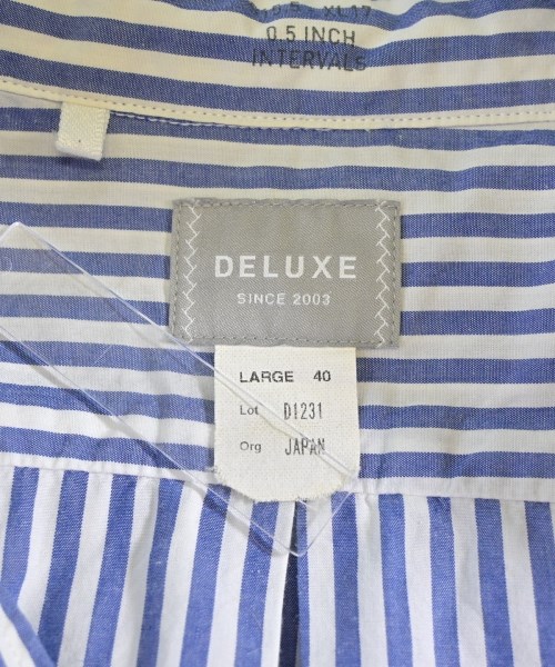 Deluxe（デラックス）カジュアルシャツ 青 サイズ:L メンズ/2200619072056