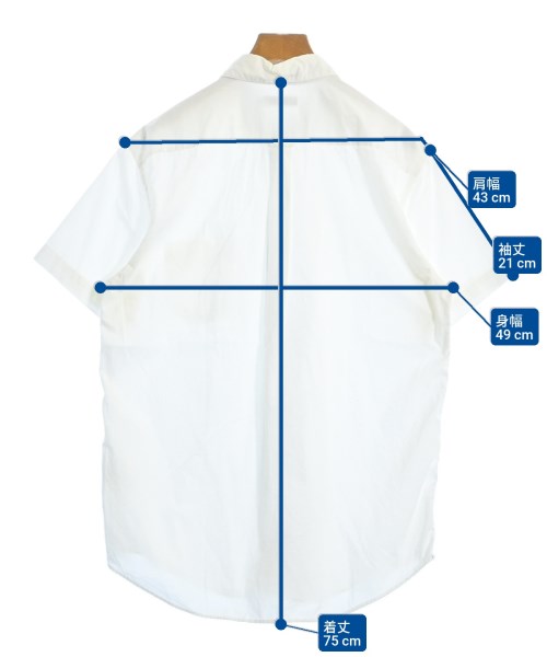 Deluxe（デラックス）カジュアルシャツ 白 サイズ:L メンズ/2200619072087