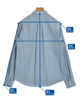 Deluxe（デラックス）カジュアルシャツ 青 サイズ:L メンズ/2200619072100