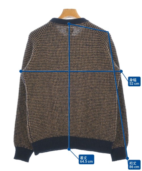 Deluxe（デラックス）ニット・セーター 茶 サイズ:M メンズ/2200619072155