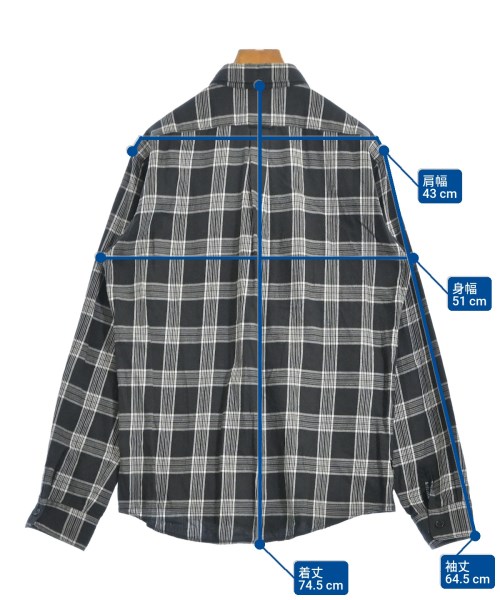 Deluxe（デラックス）カジュアルシャツ 黒 サイズ:L メンズ/2200619072216