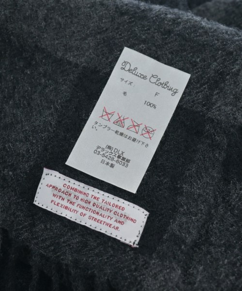 Deluxe（デラックス）マフラー グレー サイズ:- メンズ/2200619072568