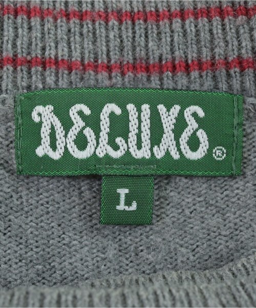 Deluxe（デラックス）ニット・セーター グレー サイズ:L メンズ/2200643842311