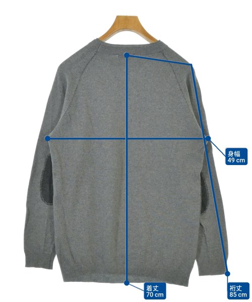 Deluxe（デラックス）ニット・セーター グレー サイズ:L メンズ/2200643842311