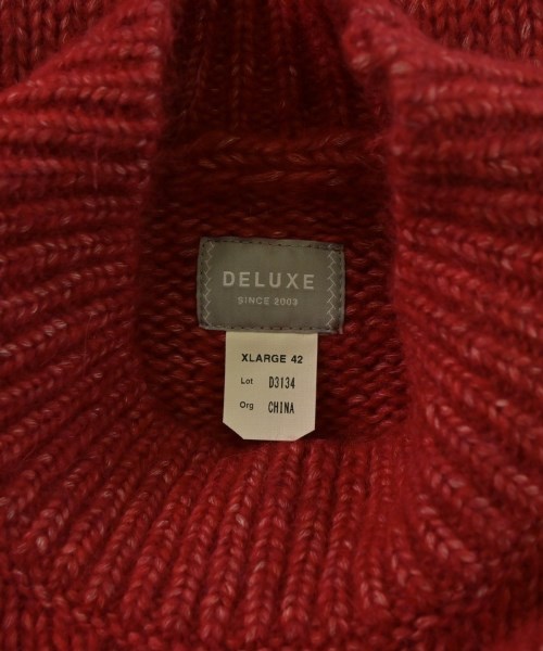 Deluxe（デラックス）ニット・セーター 赤 サイズ:XL メンズ/2200654393130
