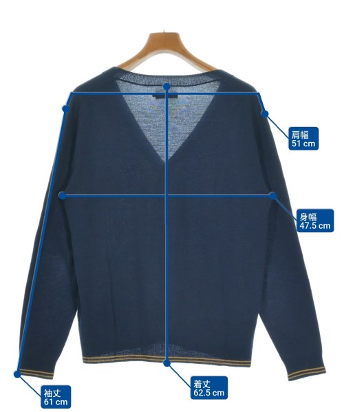 Deluxe（デラックス）カーディガン 紺 サイズ:L メンズ/2200646641096