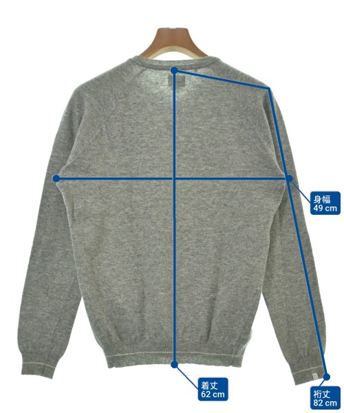 Deluxe（デラックス）ニット・セーター グレー サイズ:L メンズ/2200646641119