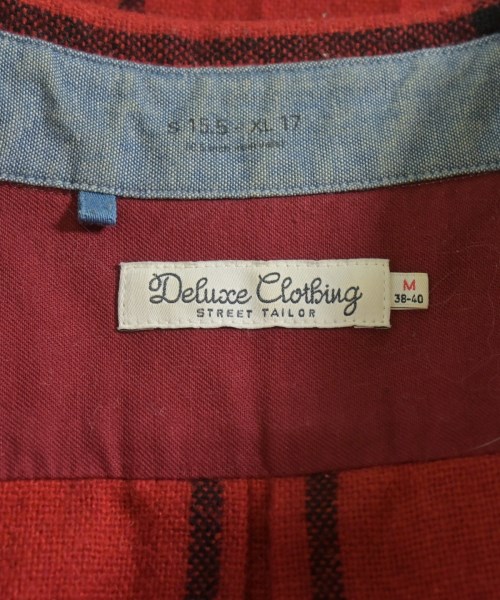 Deluxe（デラックス）カジュアルシャツ 赤 サイズ:M メンズ/2200646641133