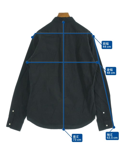 Deluxe（デラックス）カジュアルシャツ 黒 サイズ:L メンズ/2200646641140