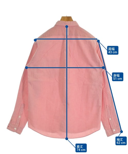 Deluxe（デラックス）カジュアルシャツ ピンク サイズ:L メンズ/2200646641171