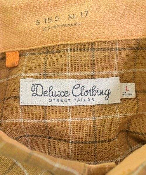 Deluxe（デラックス）カジュアルシャツ 茶 サイズ:L メンズ/2200646641195