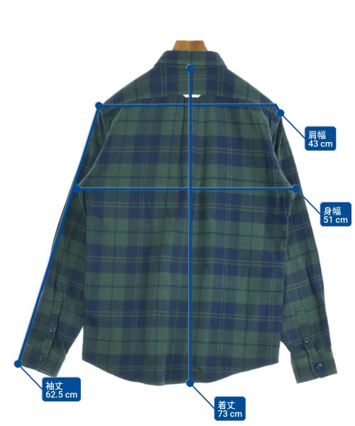 Deluxe（デラックス）カジュアルシャツ 緑 サイズ:L メンズ/2200646641201