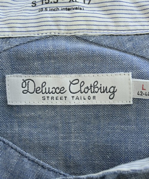 Deluxe（デラックス）カジュアルシャツ 青 サイズ:L メンズ/2200646641225