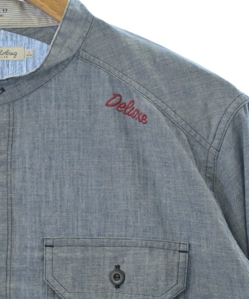 Deluxe（デラックス）カジュアルシャツ 青 サイズ:L メンズ/2200646641225