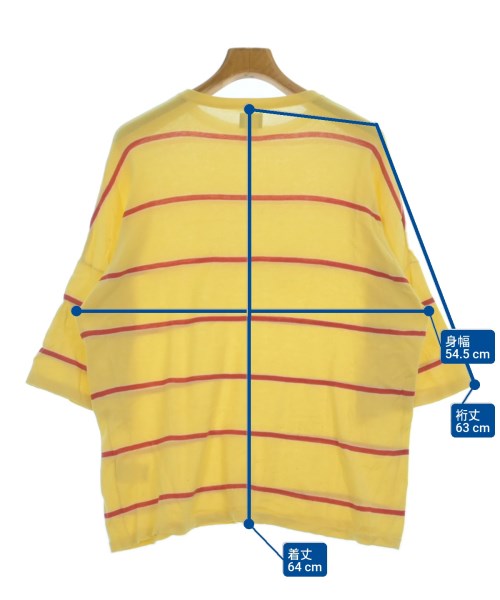 Deluxe（デラックス）ニット・セーター 黄 サイズ:L メンズ/2200670511150