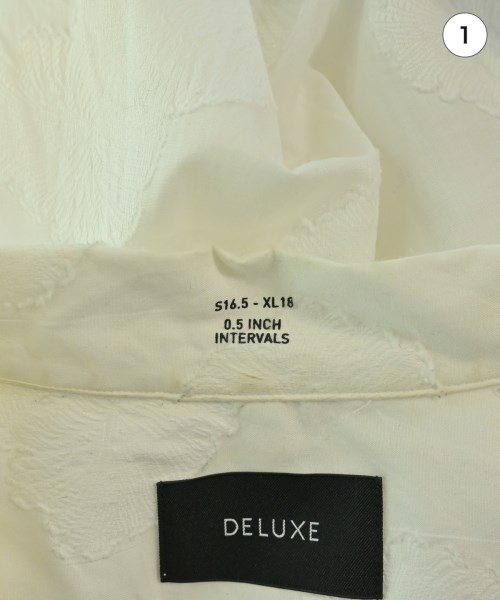 Deluxe（デラックス）カジュアルシャツ 白 サイズ:L メンズ/2200672582059