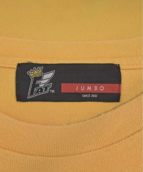 FAT（エフエーティー）Tシャツ・カットソー 黄 サイズ:JUMBO(XXL位) メンズ/2200491445153