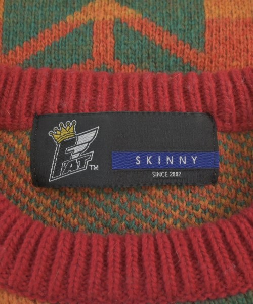FAT（エフエーティー）ニット・セーター オレンジ サイズ:SKINNY(L位) メンズ/2200637332057