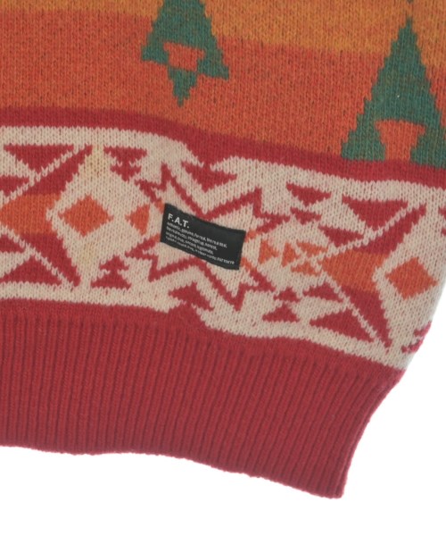 FAT（エフエーティー）ニット・セーター オレンジ サイズ:SKINNY(L位) メンズ/2200637332057