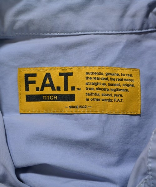 FAT（エフエーティー）カジュアルシャツ 青 サイズ:TITCH(M位) メンズ/2200644192231