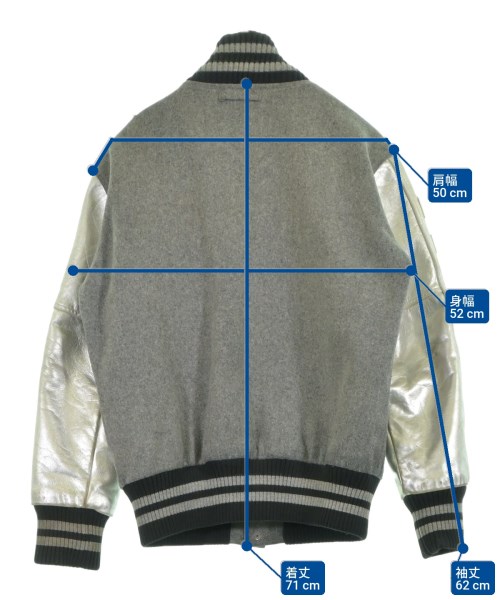 FAT（エフエーティー）スタジャン グレー サイズ:-(XL位) メンズ/2200621770018