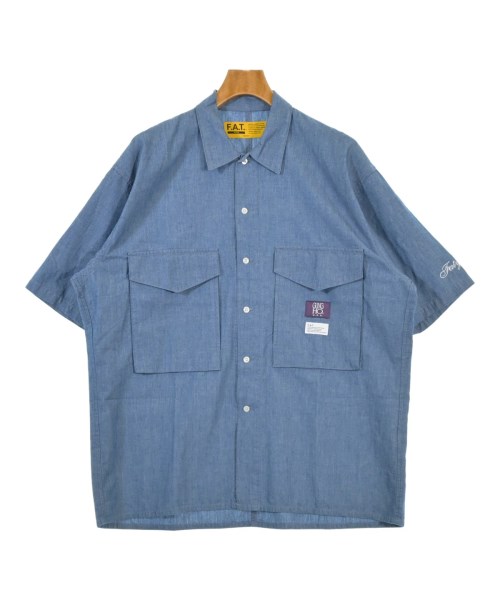 FAT(エフエーティー)カジュアルシャツ 青 サイズ:TITCH(M位)/2200673337122