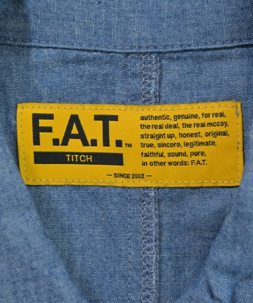 FAT（エフエーティー）カジュアルシャツ 青 サイズ:TITCH(M位) メンズ/2200673337122