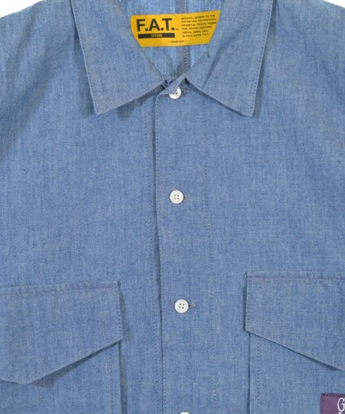 FAT（エフエーティー）カジュアルシャツ 青 サイズ:TITCH(M位) メンズ/2200673337122