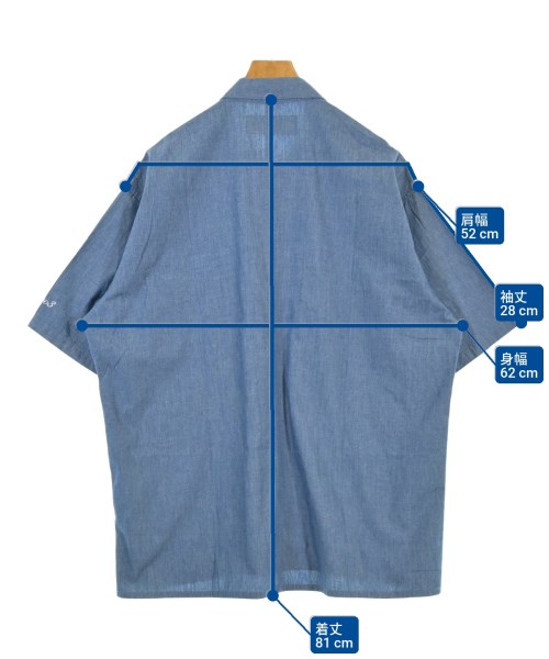 FAT（エフエーティー）カジュアルシャツ 青 サイズ:TITCH(M位) メンズ/2200673337122