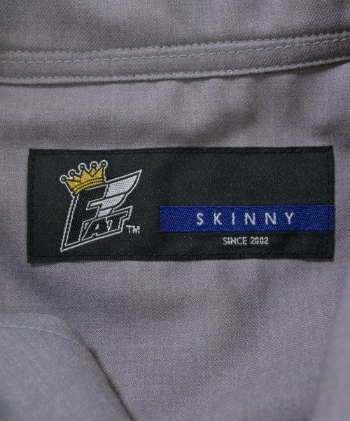 FAT（エフエーティー）カジュアルシャツ グレー サイズ:SKINNY(L位) メンズ/2200673337238