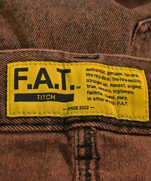 FAT（エフエーティー）ショートパンツ 茶 サイズ:TITCH(M位) メンズ/2200651241052