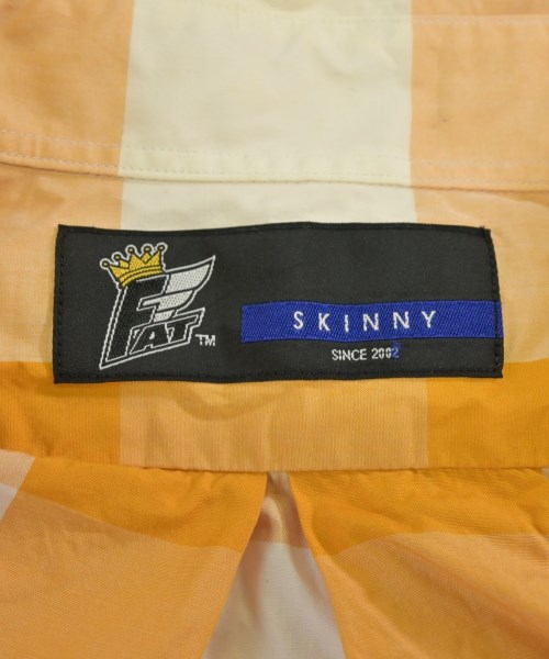 FAT（エフエーティー）カジュアルシャツ オレンジ サイズ:SKINNY(L位) メンズ/2200706815023