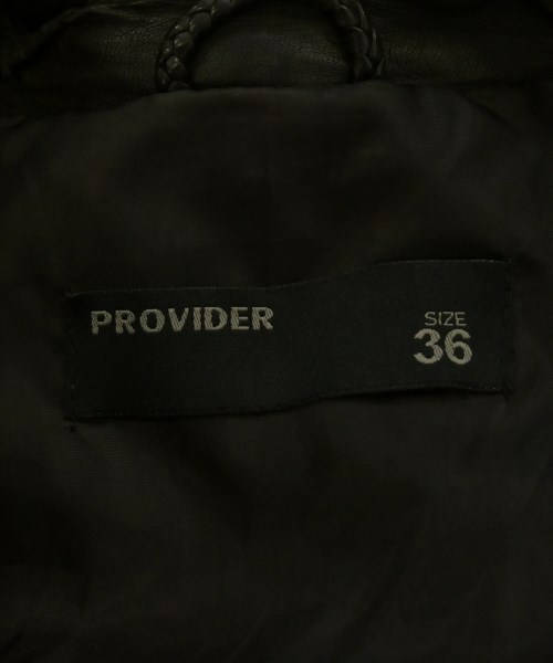 Provider（プロバイダー）ライダース 黒 サイズ:36(XS位) メンズ/2200719032028