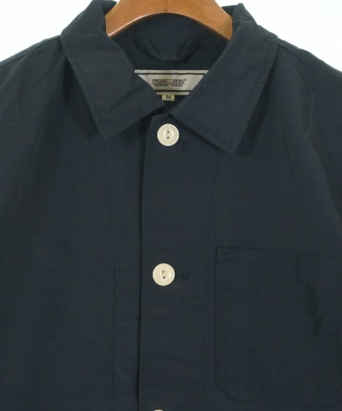 PROJECT SR'ES（プロジェクトエスアールエス）ステンカラーコート 紺 サイズ:M メンズ/2200660188010