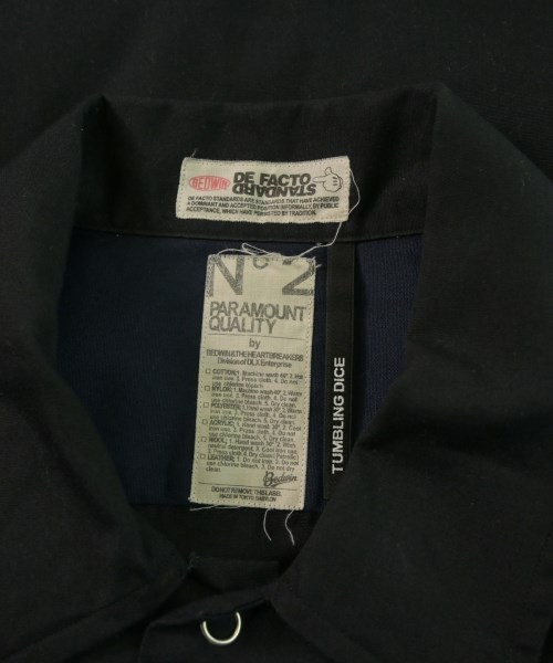 BEDWIN &THE HEARTBREAKERS（ベドウィンアンドザハートブレイカーズ）カジュアルシャツ 黒 サイズ:2(M位) メンズ/2200639419022