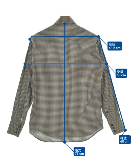 BEDWIN &THE HEARTBREAKERS（ベドウィンアンドザハートブレイカーズ）カジュアルシャツ グレー サイズ:M メンズ/2200639419046