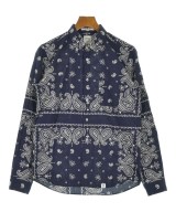 BEDWIN &THE HEARTBREAKERS（ベドウィンアンドザハートブレイカーズ）カジュアルシャツ 紺 サイズ:02(M位) メンズ/2200640650131