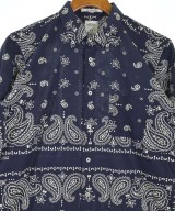 BEDWIN &THE HEARTBREAKERS（ベドウィンアンドザハートブレイカーズ）カジュアルシャツ 紺 サイズ:02(M位) メンズ/2200640650131