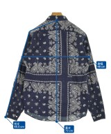 BEDWIN &THE HEARTBREAKERS（ベドウィンアンドザハートブレイカーズ）カジュアルシャツ 紺 サイズ:02(M位) メンズ/2200640650131