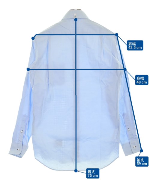 BEDWIN &THE HEARTBREAKERS（ベドウィンアンドザハートブレイカーズ）カジュアルシャツ 青 サイズ:2(M位) メンズ/2200627521430