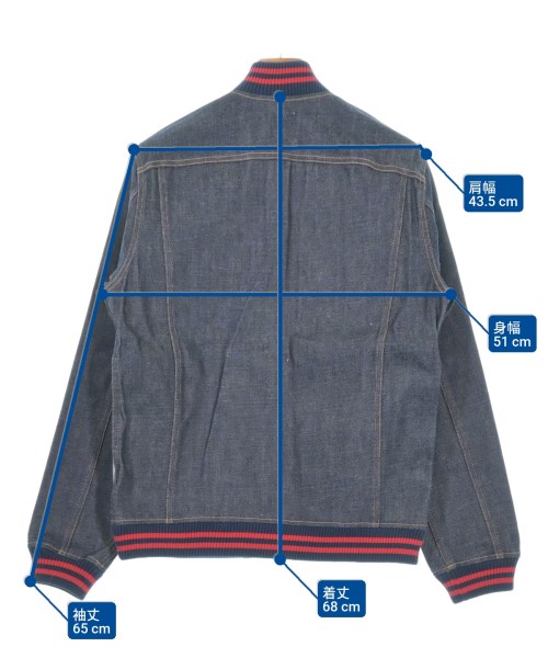 BEDWIN &THE HEARTBREAKERS（ベドウィンアンドザハートブレイカーズ）デニムジャケット 紺 サイズ:2(M位) メンズ/2200642413048