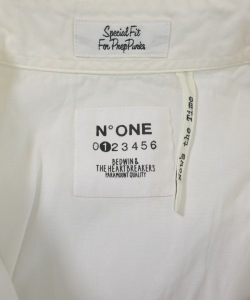 BEDWIN &THE HEARTBREAKERS（ベドウィンアンドザハートブレイカーズ）カジュアルシャツ 白 サイズ:1(S位) メンズ/2200642413116