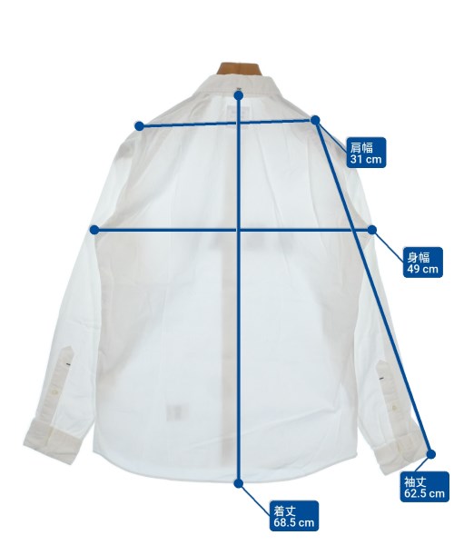 BEDWIN &THE HEARTBREAKERS（ベドウィンアンドザハートブレイカーズ）カジュアルシャツ 白 サイズ:1(S位) メンズ/2200642413116