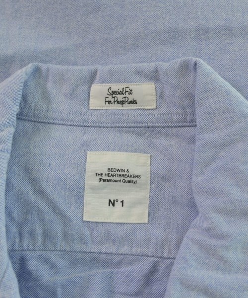 BEDWIN &THE HEARTBREAKERS（ベドウィンアンドザハートブレイカーズ）カジュアルシャツ 青 サイズ:1(S位) メンズ/2200531501078