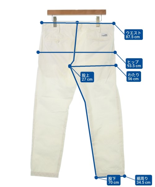 BEDWIN &THE HEARTBREAKERS（ベドウィンアンドザハートブレイカーズ）デニムパンツ 白 サイズ:3(L位) メンズ/2200531501184