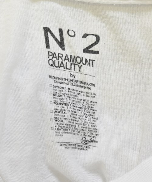 BEDWIN &THE HEARTBREAKERS（ベドウィンアンドザハートブレイカーズ）Tシャツ・カットソー 白 サイズ:2(M位) メンズ/2200543824226